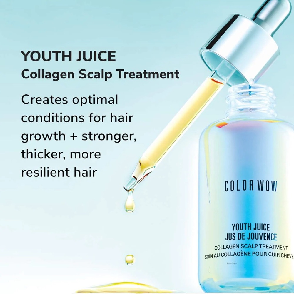 Color Wow Youth Juice Collagen Scalp Serum For Thinning Hair